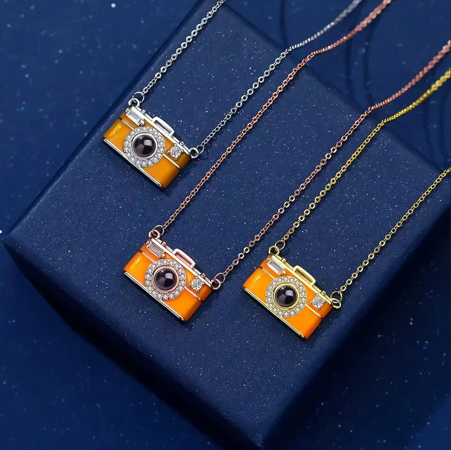 Customizable Camera Projector Necklace