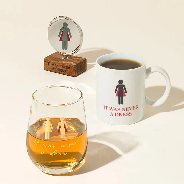 "It Was Never a Dress" Mug