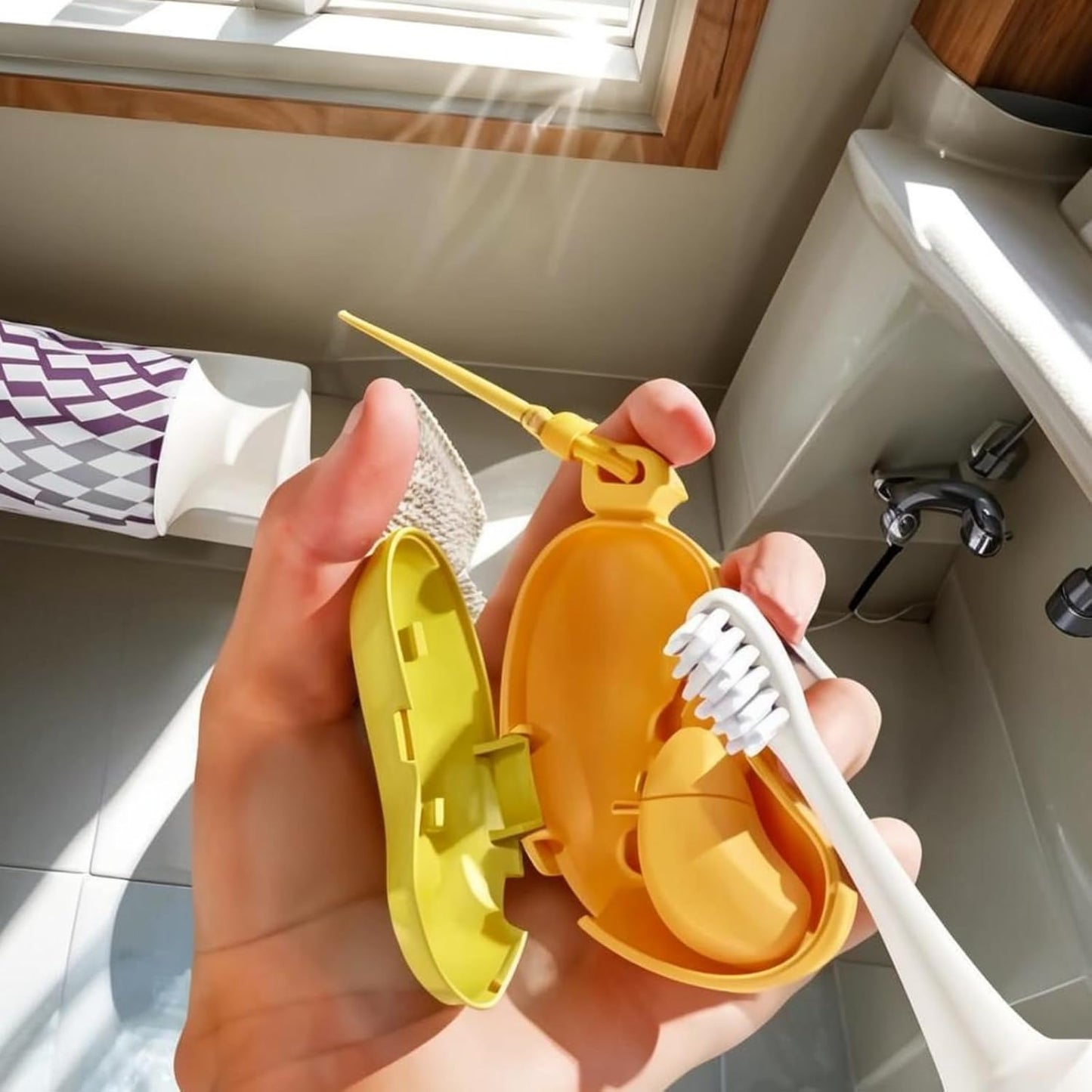 Banana Toothbrush Travel Case (2 Pcs)